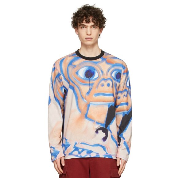 Heaven by Marc Jacobs ET Phone Home Longsleeve Shirt Medium NWT
